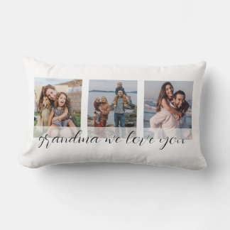 Grandma We Love You Mother's Day Lumbar Pillow