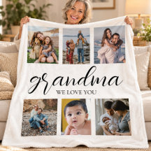 Grandma We Love You Photo Collage