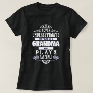 Grandma who plays baseball T-Shirt