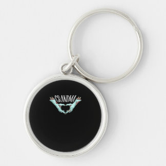 Grandma Zombie Hand Heart Halloween Costume Family Keychain