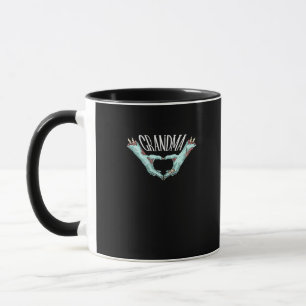 Grandma Zombie Hand Heart Halloween Costume Family Mug