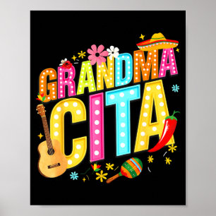 Grandmacita family cinco de mayo matching mexican poster
