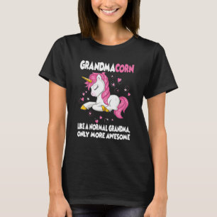 Grandmacorn Cute Grandma Unicorn Lover Mother Day T-Shirt