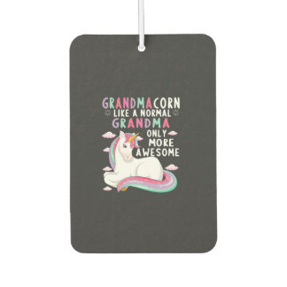 Grandmacorn Like A Normal Grandma Only More Awesom Air Freshener