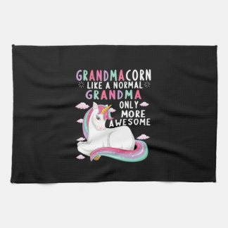 Grandmacorn Like A Normal Grandma Only More Awesom Kitchen Towel