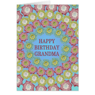GrandmaFleurs de Crochet d'anniversaire