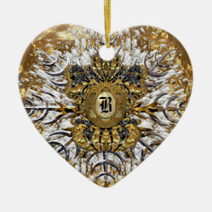 Grandmarch Monogram Ceramic Ornament