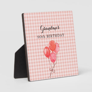 Grandma's 90th Birthday Plaque