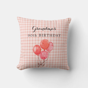 Grandma's 90th Birthday Throw Pillow