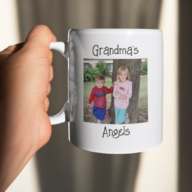 Grandma's Angels Personalized  Coffee Mug (Creator Uploaded)