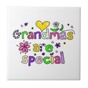 Grandmas Are Special Tile