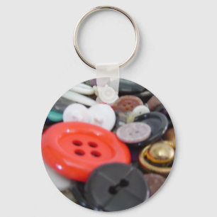 Grandmas Button Jar Keychain