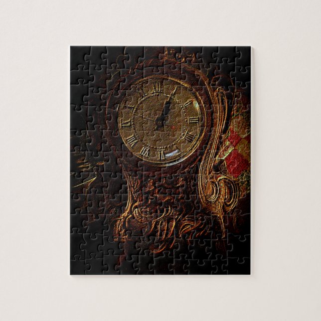 Grandma's Clock Jigsaw Puzzle (Vertical)