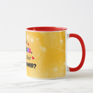 Grandma's Colourful and Cute Design Mug
