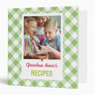 Grandma's CookBook (ADD YOU PHOTO) Binder