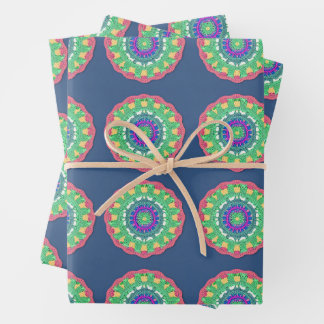 Grandma's Crochet Pattern Wrapping Paper Sheet