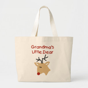 Grandma's Dear Tshirts and Gifts Large Tote Bag