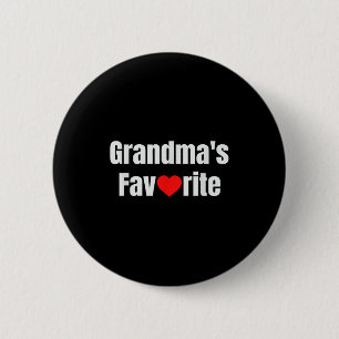 Grandma's Favorite  2 Inch Round Button