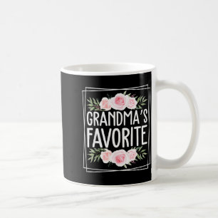 Grandma's Favorite Grandparent Granhild Humor Flor Coffee Mug