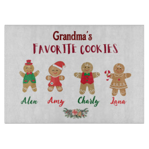 Grandma's favourite Cookies Cutting Board