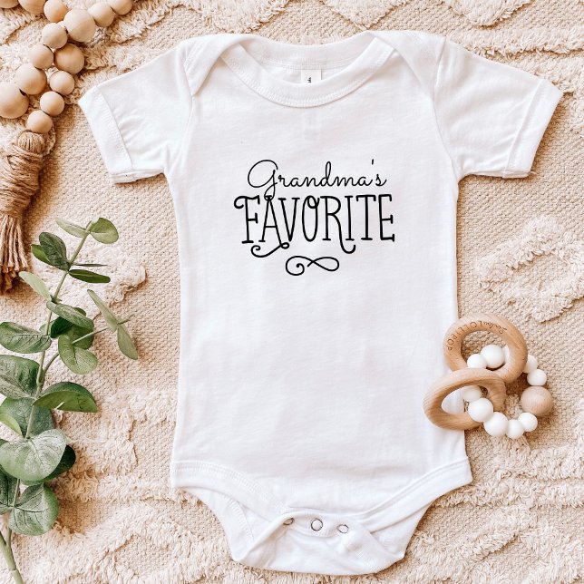 Grandma's Favourite Personalized Baby Tee (Creator Uploaded)