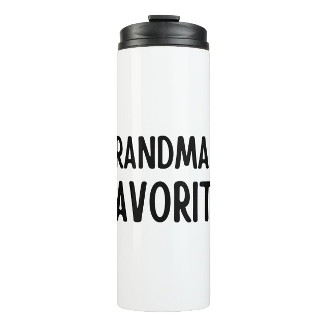 Grandma's Favourite Thermal Tumbler (Front)