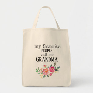 Grandma's favourite Tote (personalized with names) Bag