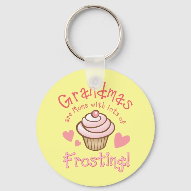 Grandma's Frosting Keychain (Front)