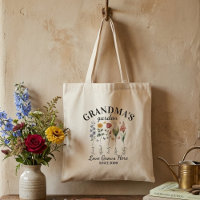 Grandma's Garden Birth Flower Bouquet Love Grows