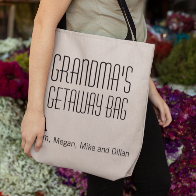 Grandma's Getaway Bag from grandkids (Creator Uploaded)