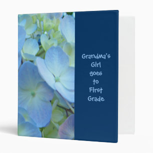 Grandma's Girl goes to First Grade! binders Floral