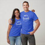 Grandma's Grandchildren, Heart, Custom Names Text T-Shirt<br><div class="desc">The perfect t-shirt for all the grandkids to wear in celebration of their grandma,  grandpa or someone else. Customize with three lines of custom text. Add all the grandkids name at the bottom or delete. Perfect for a family photo,  birthday celebration or end of life celebration.</div>