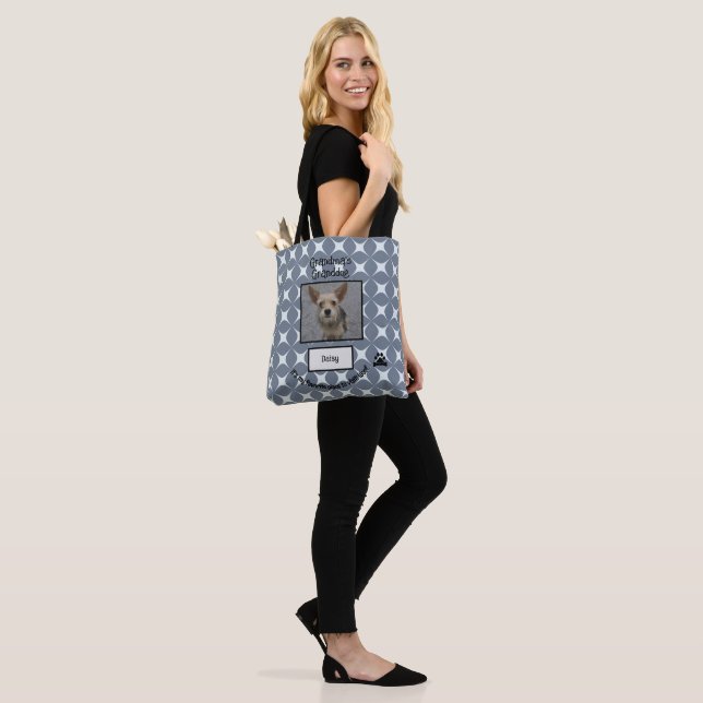 Grandma's Granddog T-Shirt Tote Bag (On Model)