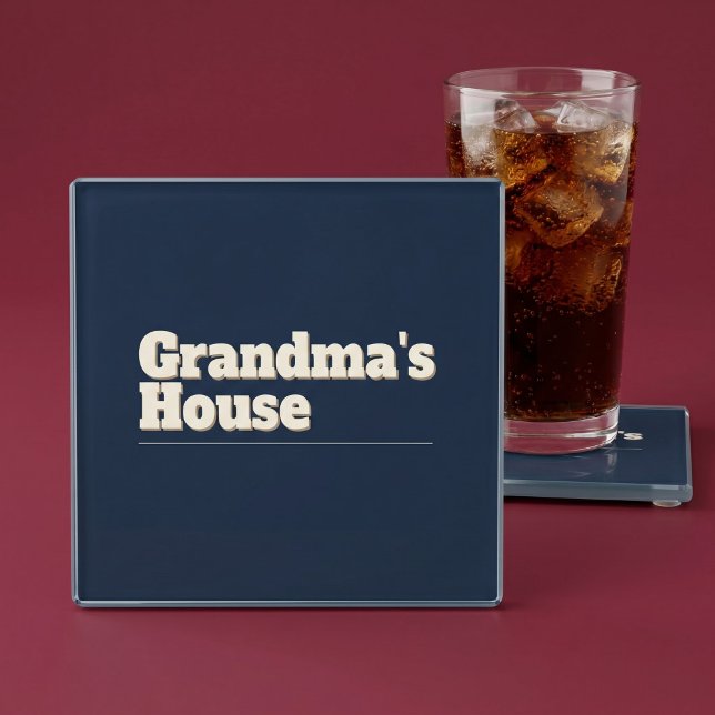 Grandma's House Glass Coaster (Creator Uploaded)