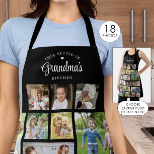 Grandma's Kitchen 18 Photo Collage Apron