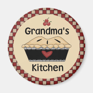 Grandma's Kitchen Fridge Magnet