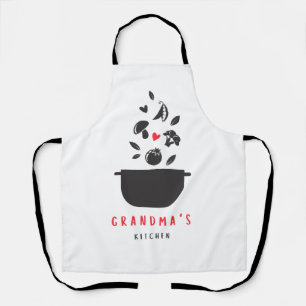 "Grandma's Kitchen" Nostalgic Heartwarming Gift  Apron