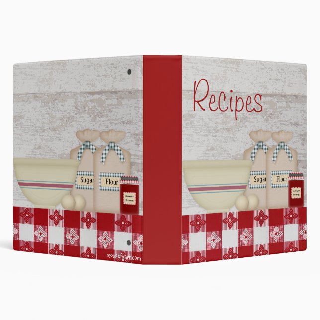 Grandma's Kitchen Recipe Binder (Background)