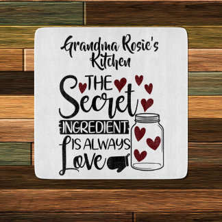 Grandma's Kitchen | Secret Ingredient is Love Cutting Board