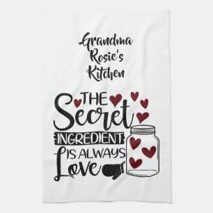 Grandma's Kitchen Secret Ingredient is Love Towel