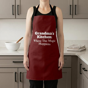 Grandma's Kitchen: Where The Magic Happens Apron