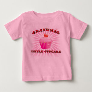 Grandma's Little Cupcake Baby T-Shirt