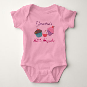 Grandma's Little Cupcake Baby Tutu Bodysuit