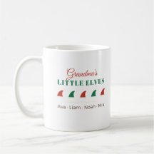 Grandma's Little Elves Personalized Grandkids Name