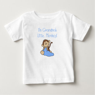 Grandma's Little Monkey - Blue Tshirts and Gifts