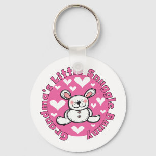 Grandma's Little Snuggle Bunny Keychain