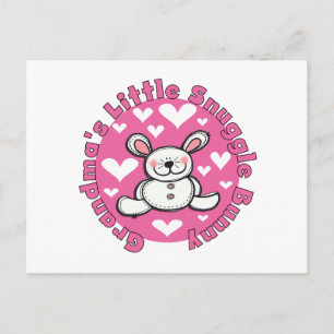 Grandma's Little Snuggle Bunny Postcard
