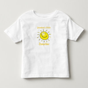 Grandma's Little Sunshine Cute Kids Quote Toddler T-shirt