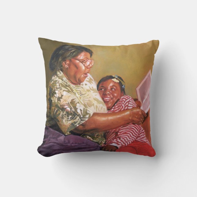 Grandma's Love 1995 Throw Pillow (Front)