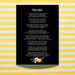 Grandmas Love Forever True A Birthday Poem for You Card<br><div class="desc">Celebrate the cherished bond between a grandmother and her granddaughter with the "Grandma's Love, Forever True" birthday card. This heartfelt card features a beautifully crafted birthday poem, specially written for a beloved granddaughter by her loving grandma. The card expresses profound love, admiration, and heartfelt wishes for the granddaughter's special day....</div>